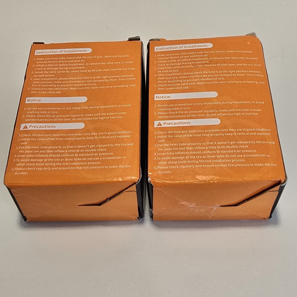 YUN SCM Butyl Rubber Inner Tubes Bicycle 26 x 1.75/2.125 AV Lot Two New - Picture 5 of 7